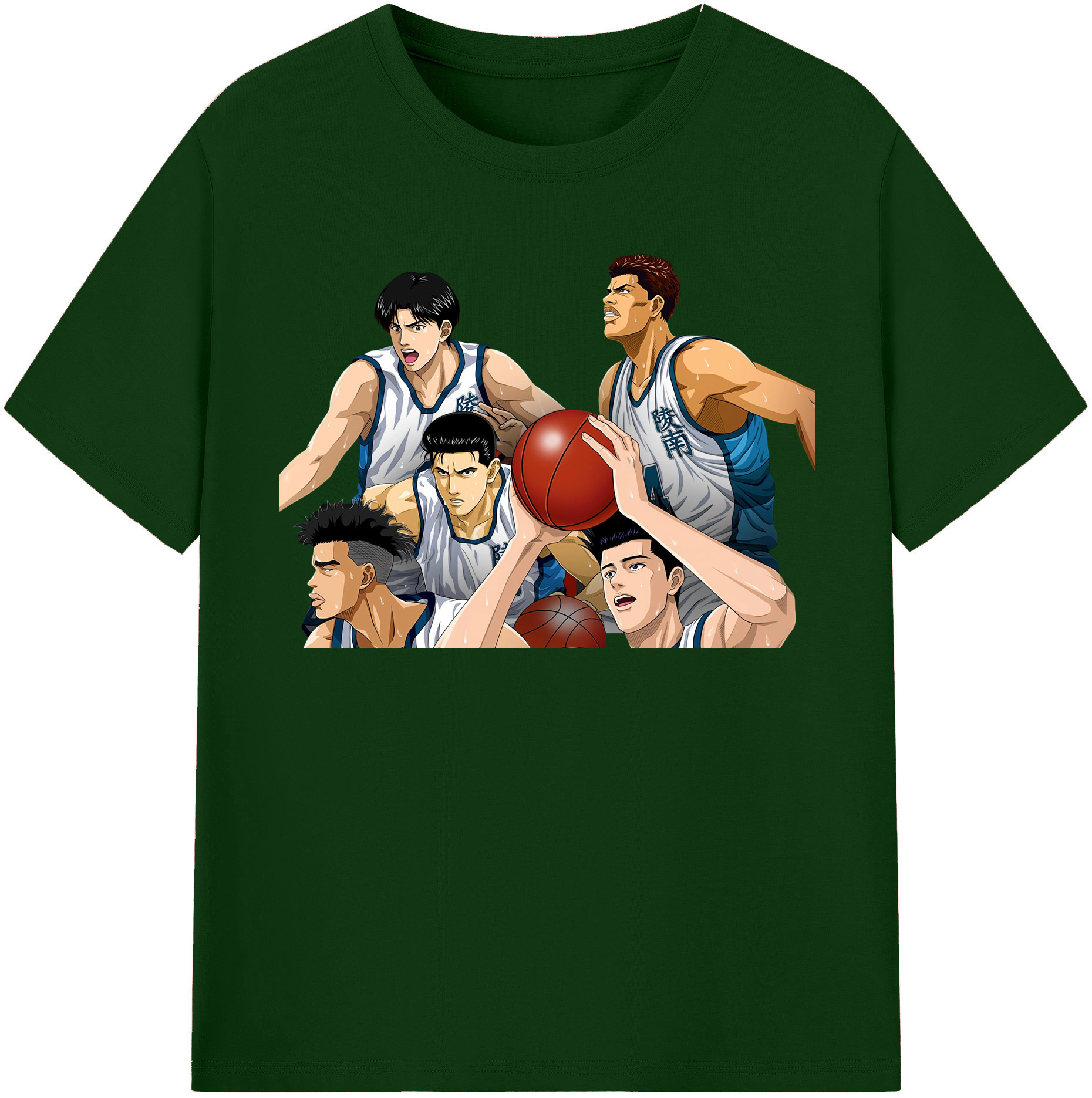 （画像用） SLAM DUNK／スラムダンク 綿100％半袖Tシャツ（フロントプリント）
